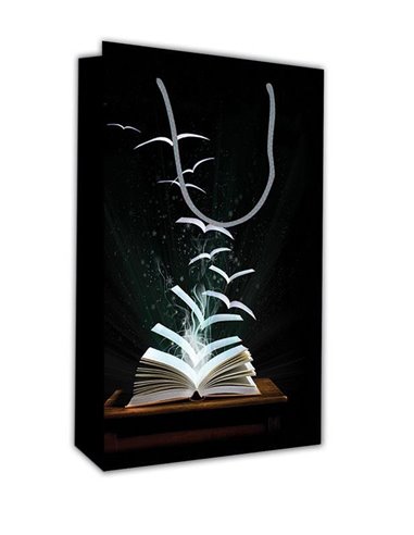 Next χάρτινη τσάντα Μαύρο βιβλίο Υ28x18x6