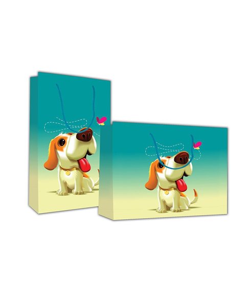 Next χάρτινη τσάντα Σκυλάκι Υ41x24,5x9