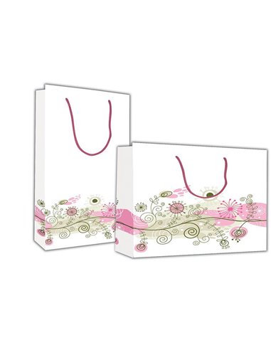 Next χάρτινη τσάντα Σύνθεση floral Υ40x46x14