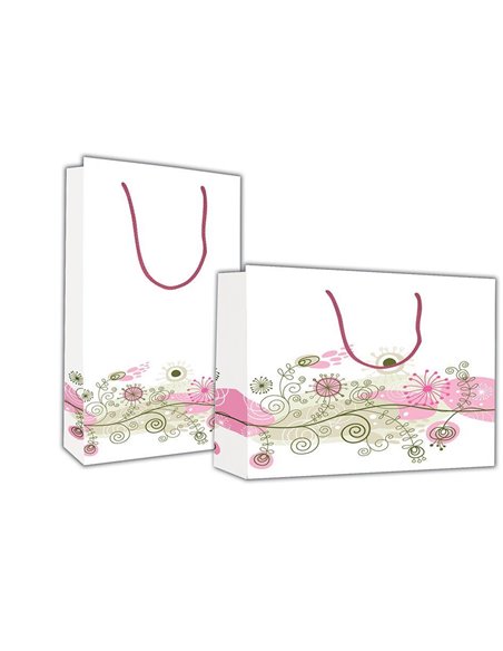 Next χάρτινη τσάντα Σύνθεση floral Υ40x46x14