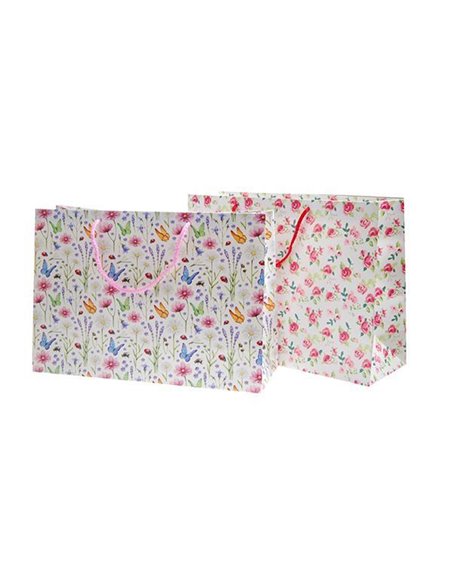 Next χάρτινη τσάντα Romantic Υ26x36x12εκ.