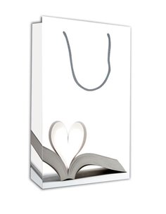 Next χάρτινη τσάντα Βιβλίο καρδιά Υ28x18x6