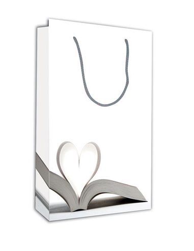 Next χάρτινη τσάντα Βιβλίο καρδιά Υ28x18x6