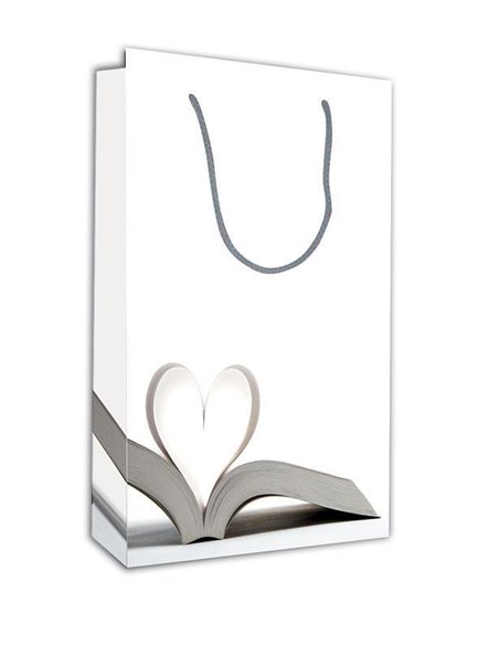 Next χάρτινη τσάντα Βιβλίο καρδιά Υ28x18x6
