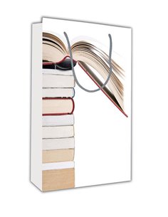 Next χάρτινη τσάντα Καφέ βιβλίο Υ28x18x6