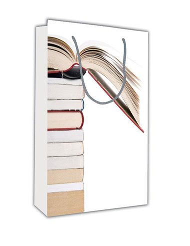 Next χάρτινη τσάντα Καφέ βιβλίο Υ28x18x6