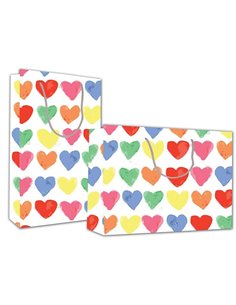 Next χάρτινη τσάντα Καρδούλες Υ24x23x10