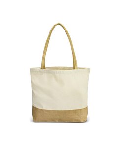 Τσάντα από καμβά με βάση και λαβές non wooven Υ38x46εκ