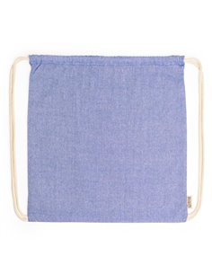 Τσάντα πλάτης με κορδόνια Υ42χ38εκ. μπλε. Δυνατότητα εκτύπωσης