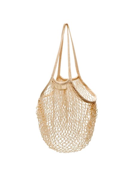 Τσάντα – Δίχτυ Βαμβακερή εκρού 40x35εκ.