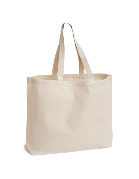 Τσάντα βαμβακερή με μακρύ χερούλι Υ38x44x14εκ. Δυνατότητα εκτύπωσης