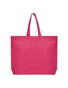 Τσάντα non woven φουξ Υ40x54x10εκ πιέτα. Δυνατότητα εκτύπωσης