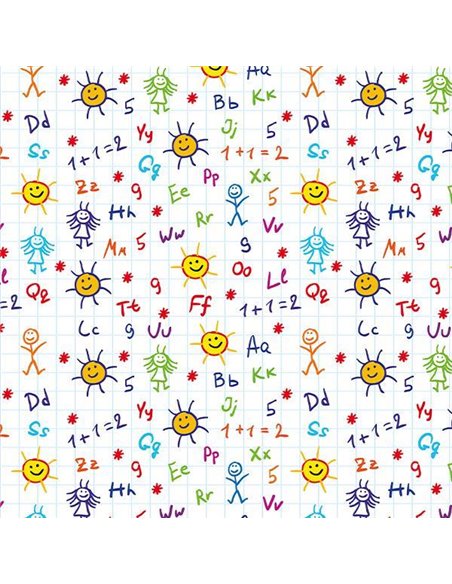 Next χαρτί περιτυλίγματος 16 φύλλα 70x100εκ. "γράμματα - αριθμοί"