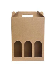 Next κουτί-τσάντα κρασιού οικολογικό για 3 μπουκάλια Υ34x25,5x8εκ. Δυνατότητα εκτύπωσης