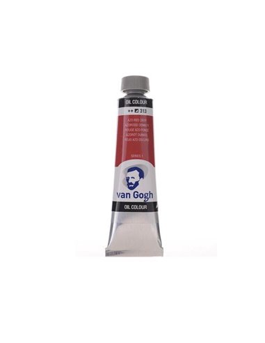 Talens van gogh χρώμα λαδιού 313 red deep azo 20ml