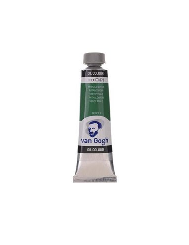 Talens van gogh χρώματα λαδιού 60ml (675-Phthalo Green)