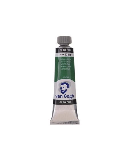 Talens van gogh χρώματα λαδιού 60ml (675-Phthalo Green)