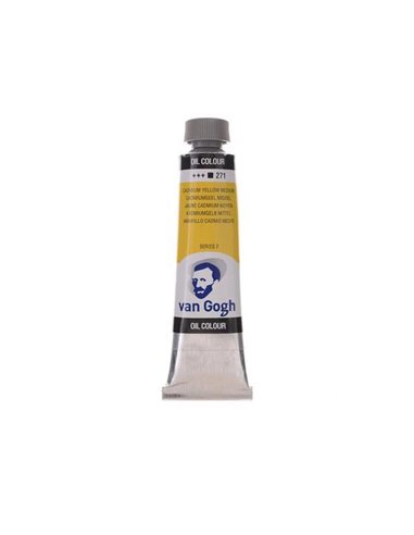 Talens van gogh χρώμα λαδιού 271 cadmium yellow medium 20ml
