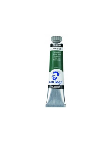 Talens van gogh χρώμα λαδιού 629 green earth 20ml