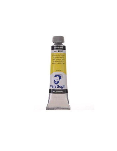 Talens van gogh χρώμα λαδιού 208 cadmium yellow light 20ml