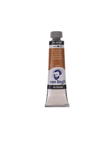 Talens van gogh χρώμα λαδιού 227 yellow ochre 200ml