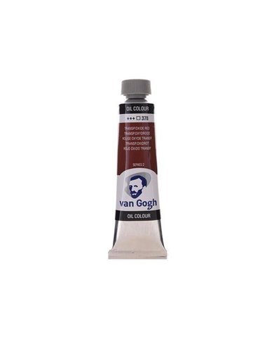 Talens van gogh χρώματα λαδιού 60ml (378-Transparent oxide red)