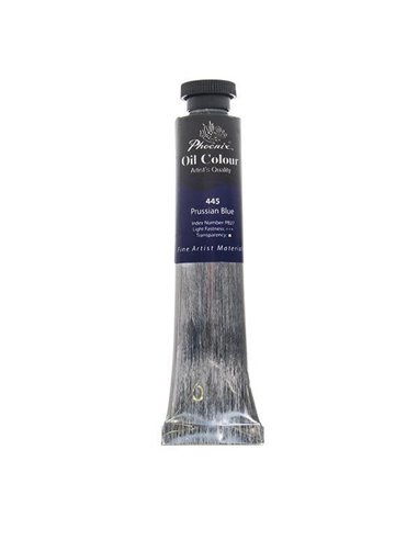 Phoenix χρώμα λαδιού 445 prussian blue, σωληνάριο 50ml