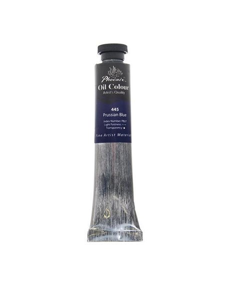 Phoenix χρώμα λαδιού 445 prussian blue, σωληνάριο 50ml
