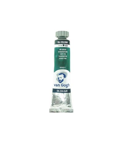 Talens van gogh χρώμα λαδιού 654 fir green 20ml