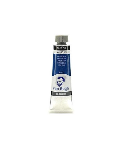 Talens van gogh χρώματα λαδιού 60ml (570-Phthalo Blue)