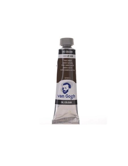 Talens van gogh χρώματα λαδιού 60ml (408-Raw umber)