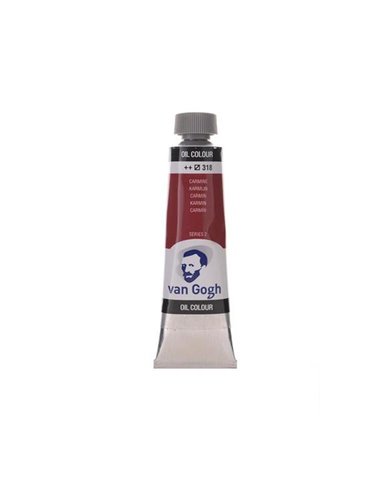 Talens van gogh χρώμα λαδιού 318 carmine 20ml