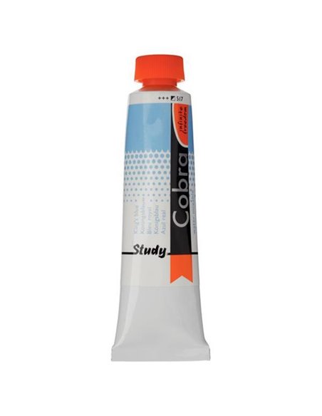 Talens Cobra Study water mixable oil 517 kings blue 40ml.