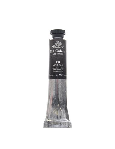 Phoenix χρώμα λαδιού 793 lamp black, σωληνάριο 50ml
