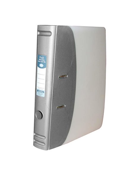 Κλασέρ PP με 2 κρίκους Α4 3/32 ασημί μεταλλικό