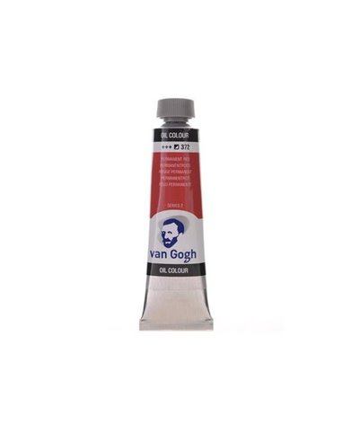 Talens van gogh χρώμα λαδιού 372 permanent red 20ml