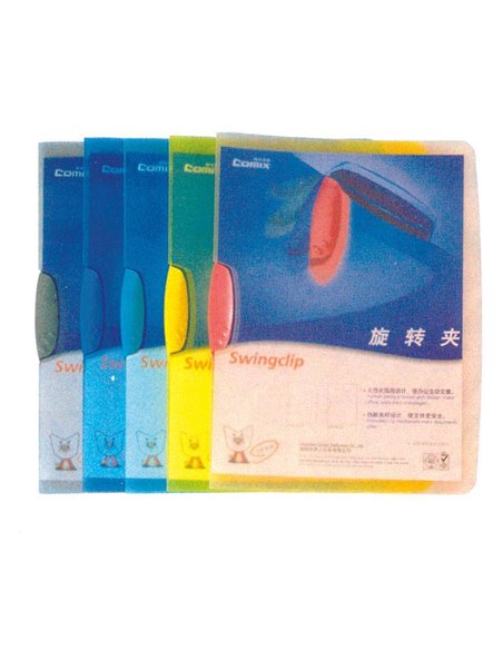 Comix ντοσιέ με χρωμ. κλιπ Α4 Y31x24εκ.