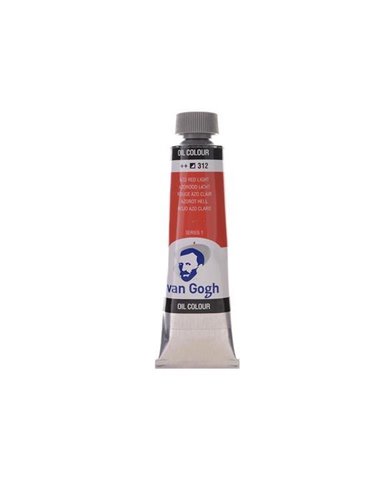 Talens van gogh χρώμα λαδιού 312 azo red light 200ml