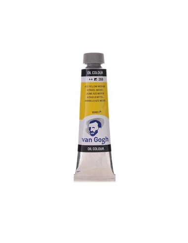 Talens van gogh χρώμα λαδιού 269 azo yellow medium 20ml