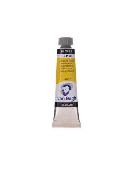 Talens van gogh χρώμα λαδιού 269 azo yellow medium 20ml