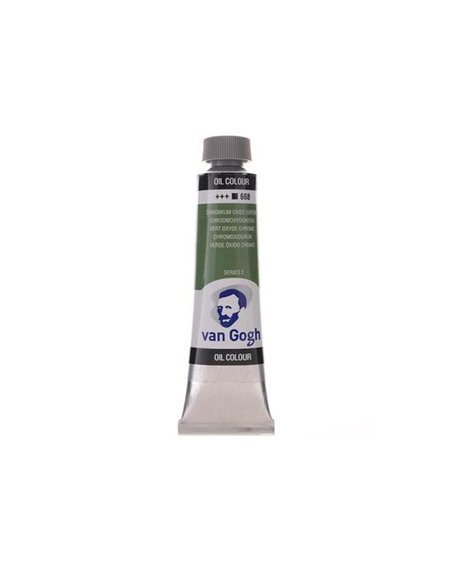 Talens van gogh χρώματα λαδιού 60ml (668-Chromium Oxide Green)