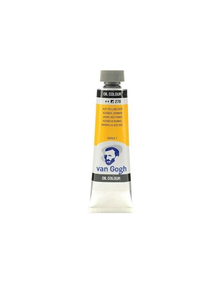 Talens van gogh χρώματα λαδιού 60ml (270-Azo yellow deep)