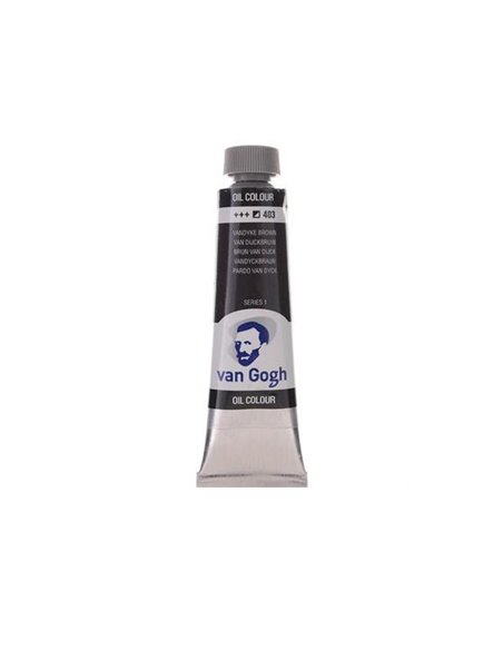 Talens van gogh χρώμα λαδιού 403 van duke brown 20ml