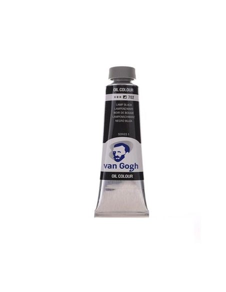 Talens van gogh χρώματα λαδιού 60ml (702-Lamp Black)