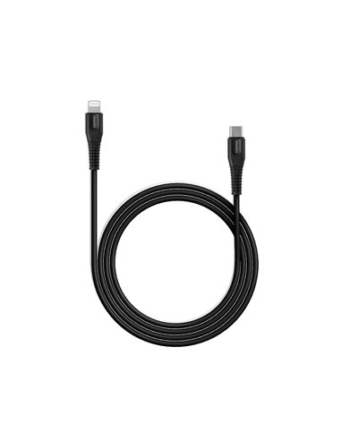 Canyon Charge And Sync Cable, USB Type-C - Lightning MFI-4 Black - CNS-MFIC4B