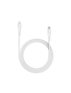 Canyon Charge And Sync Cable, USB Type-C - Lightning MFI-4 White- CNS-MFIC4W
