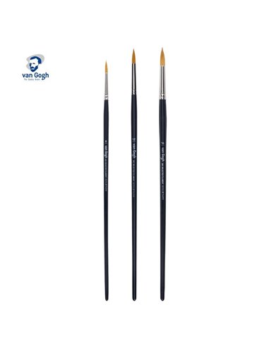 Talens van gogh σετ 3 πινέλα στρογγυλά Νο 8,12,16