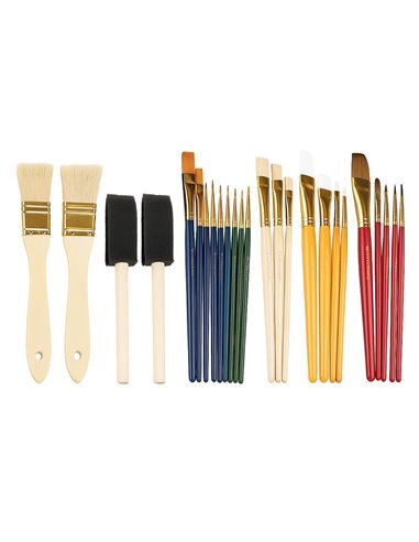 Πινέλα ζωγραφικής σετ 25 τεμαχίων