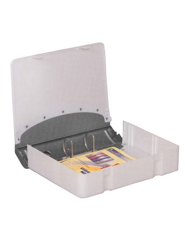 Κλασέρ-κουτί αρχειοθέτ. PP ασημί Υ36x28x7,5εκ.