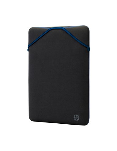 HP Protective Reversible 15.6 Black-Blue Laptop Sleeve - 2F1X7AA